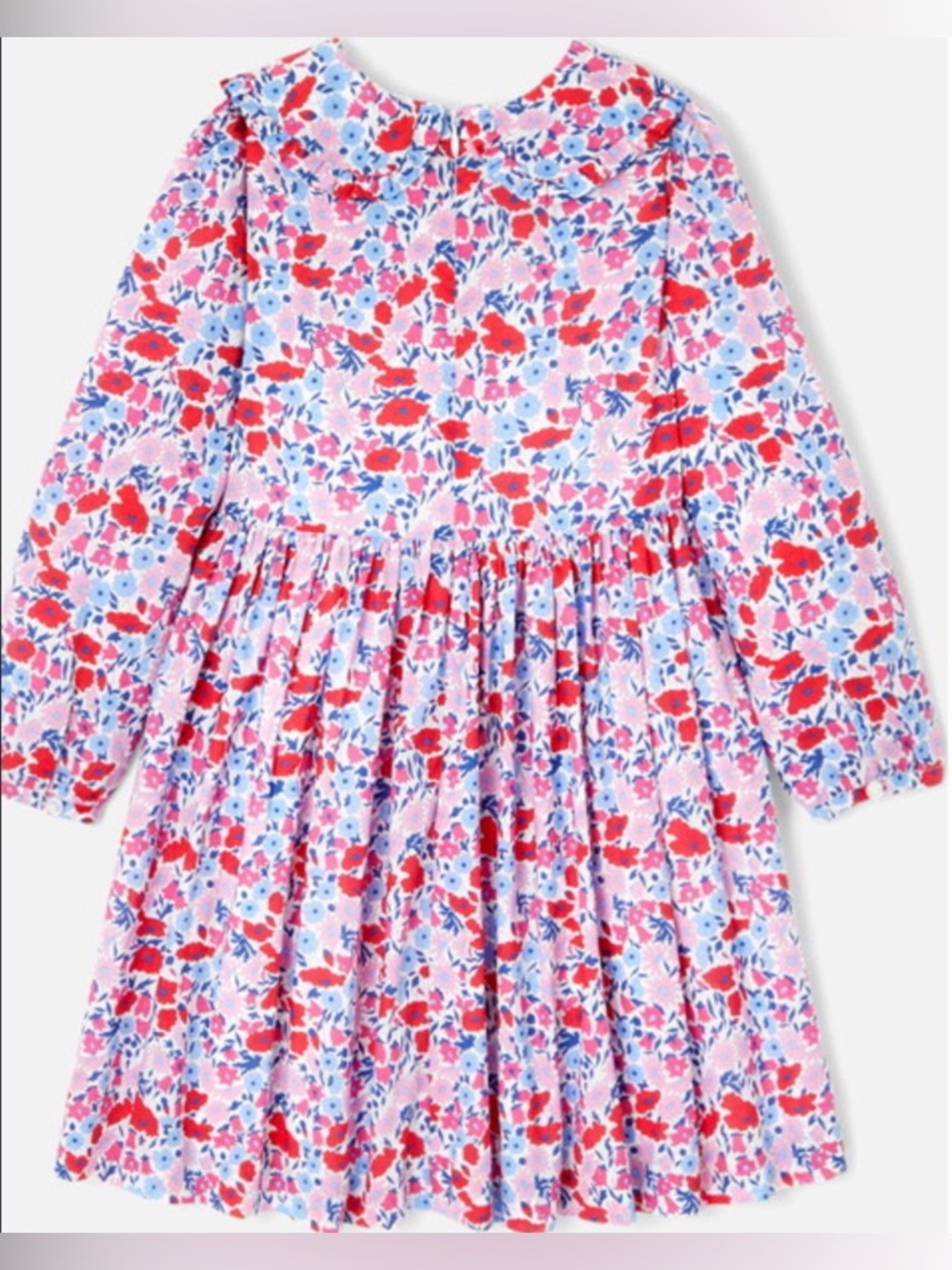 Jacadi Liberty print long sleeve collared dress size 4